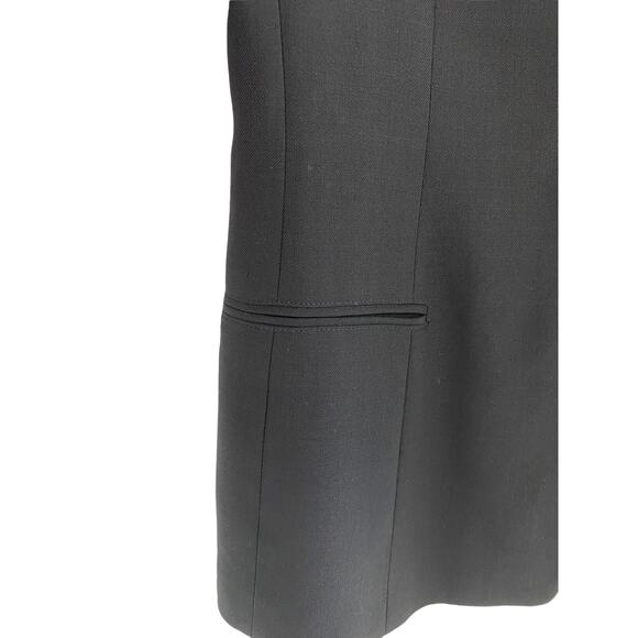 Armani Collezioni Blazer Women's Black Career Office Preppy Academia Wool Size 4 - Picture 3 of 10